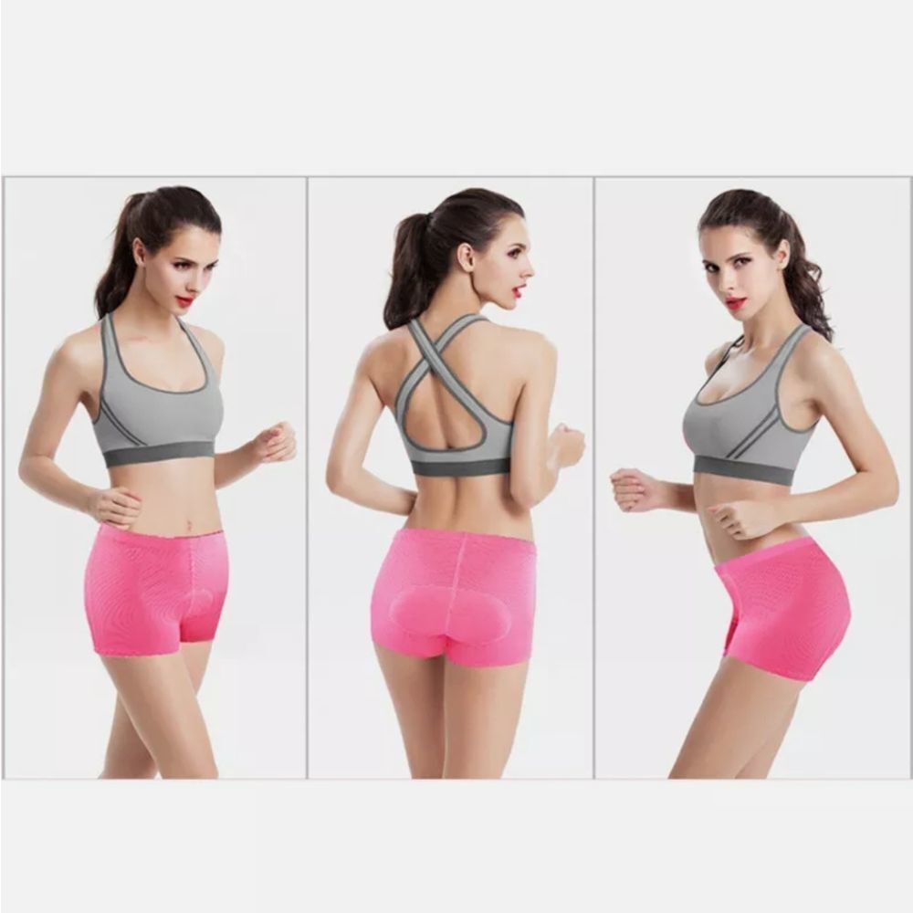 Women Bike Bicycle Cycling 3D GEL Padded Underwear Comfortable Shorts Pants - Picture 6 of 10